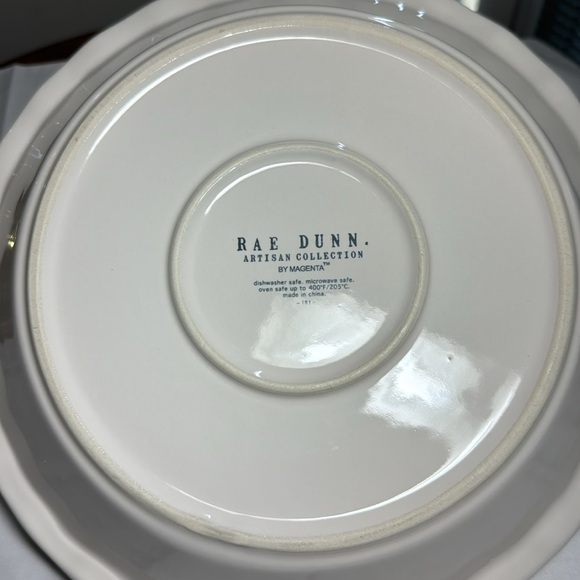 Rae Dunn Blessed pie baking dish - Picture 3 of 3